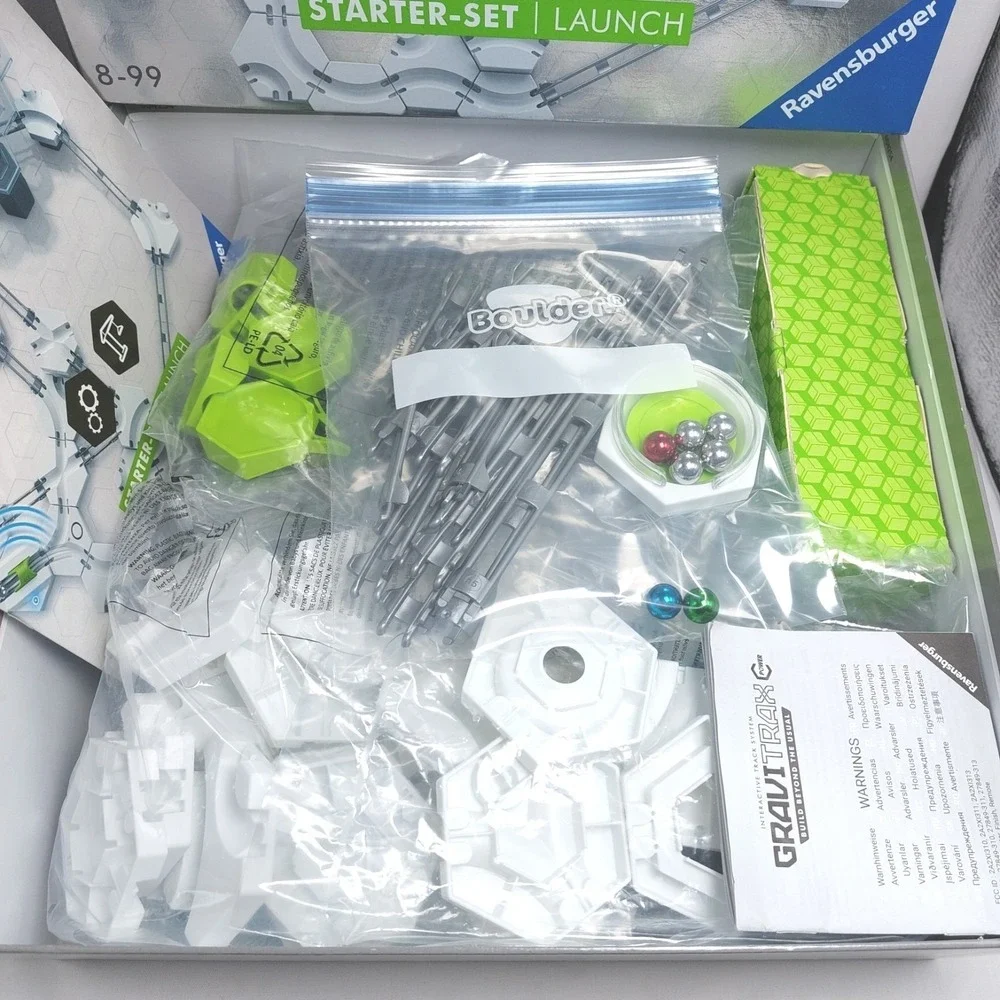 Ravensburger GraviTrax Power Starter-Set Launch Marble Run Construction Complete